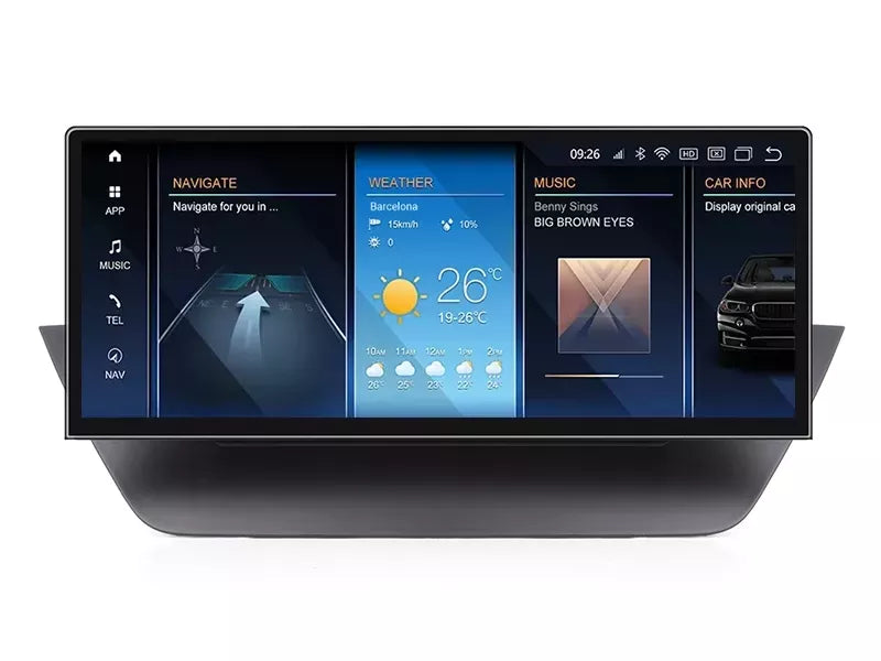 Radio OEM Android para BMW X1 E84 (2009-2015) GYP CONNECT de 12.3" | Apple CarPlay / Android Auto