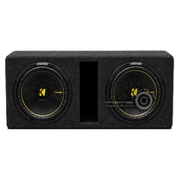 Caja Subwoofer Doble Kicker 15" - Instalada