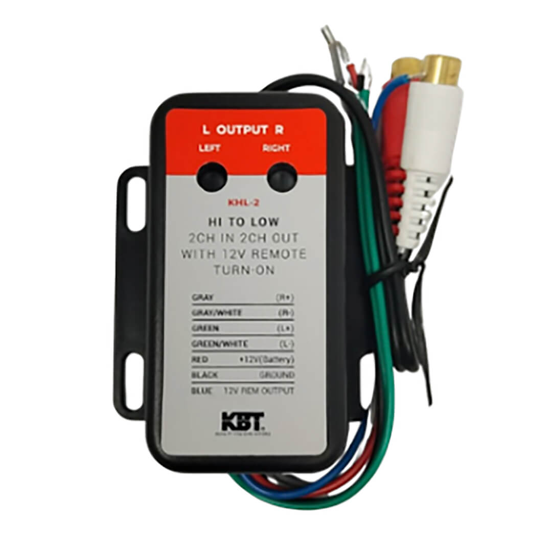 Convertidor de señal de 2 canales KBT KHL-2 - Line Output Converter