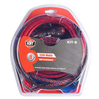 Kit de instalación de amplificador KBT KIT-8 calibre 8 hasta 1200 watts