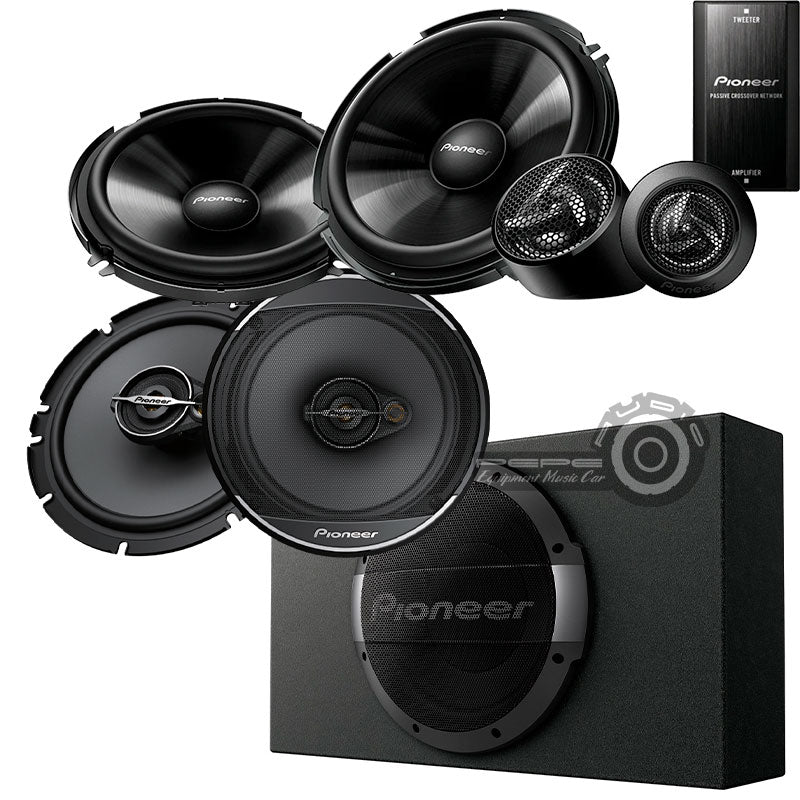 Promo Pioneer Plus Parlantes + Componentes + Sub Instalada