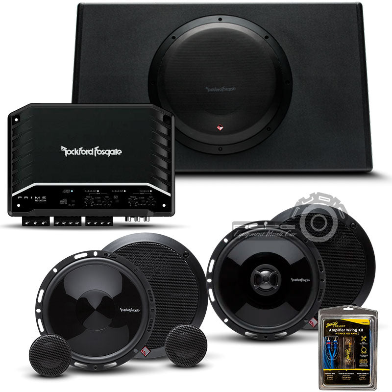 Promo Rockford Fosgate Punch/Prime 6.5" x P300-12T | Amplificada | INSTALADA