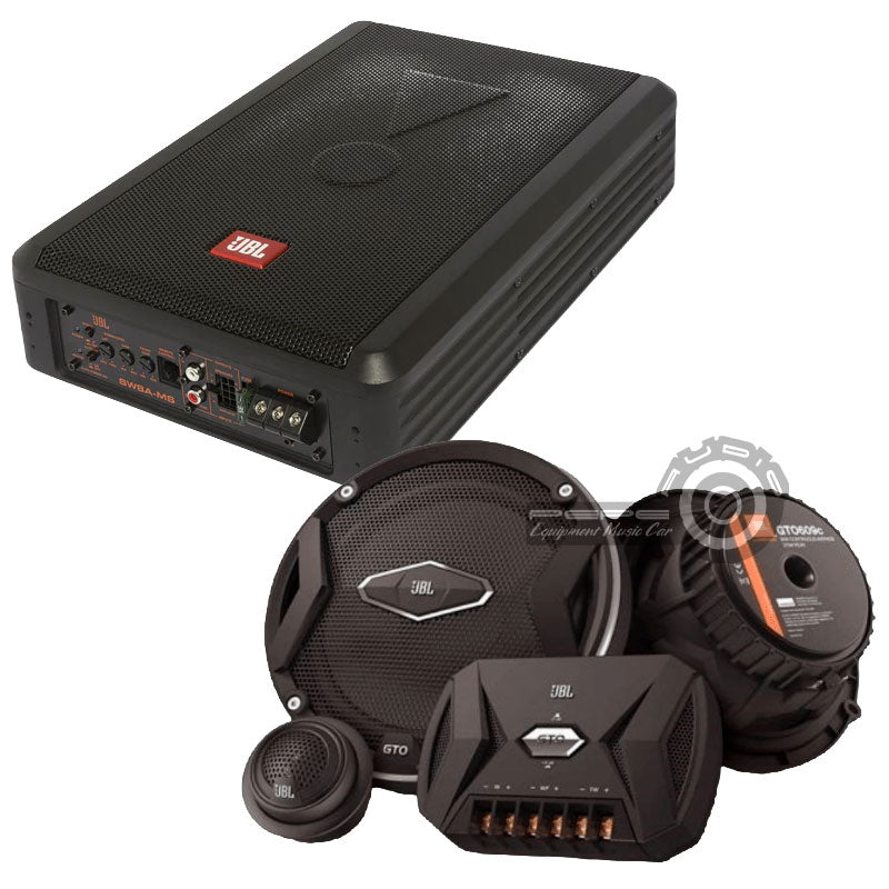 Promo JBL Sub Activo + Componentes GTO 609C - Instalado