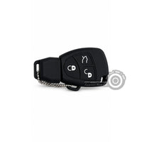 Funda protector de silicona Negro con cadena