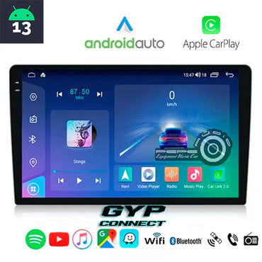Radio Android GYP CONNECT 10.1" | Apple CarPlay / Android Auto