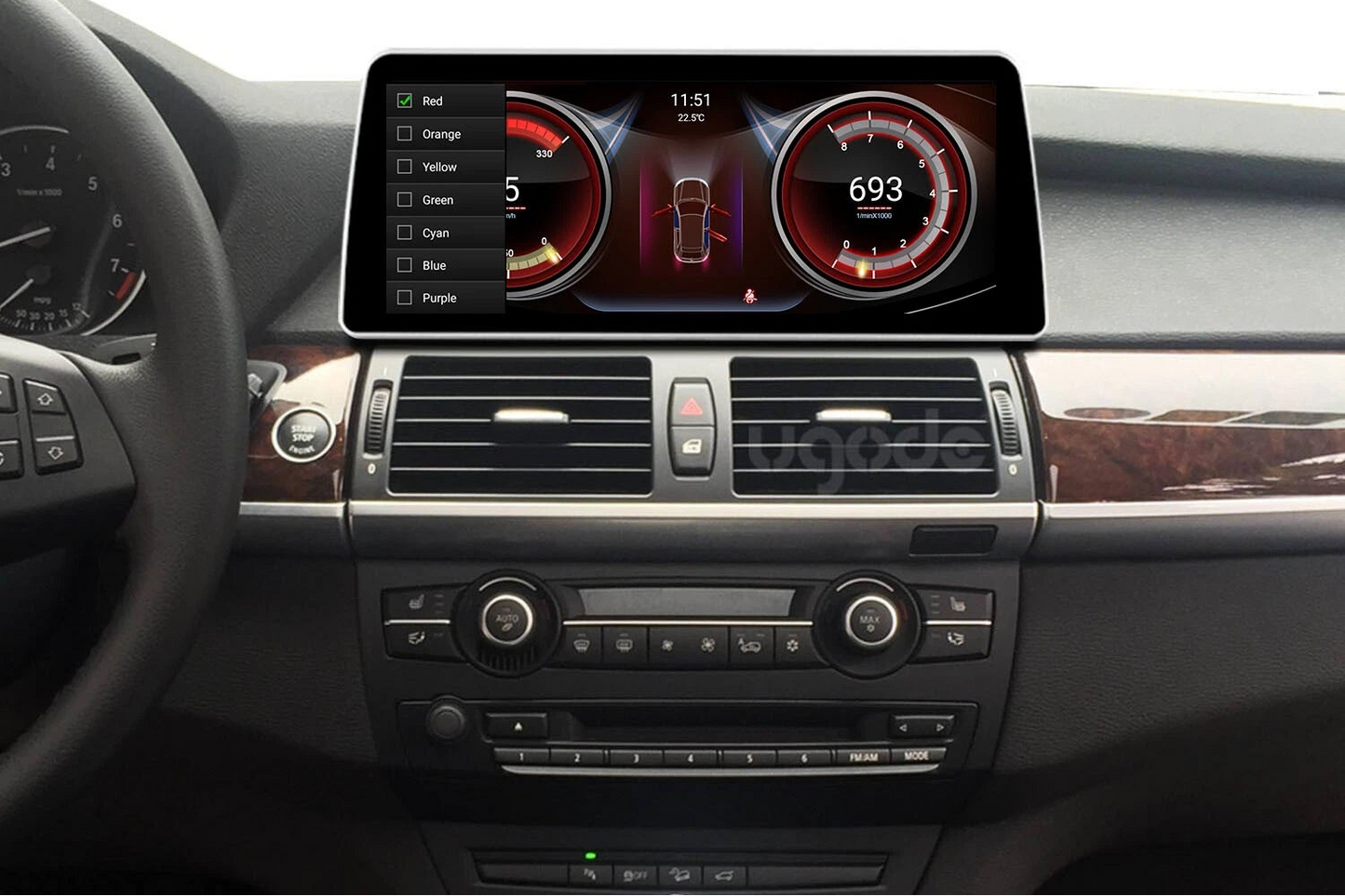 Radio OEM Android para BMW X5 E70 / X6 E71 GYP CONNECT de 12.8" | Apple CarPlay / Android Auto
