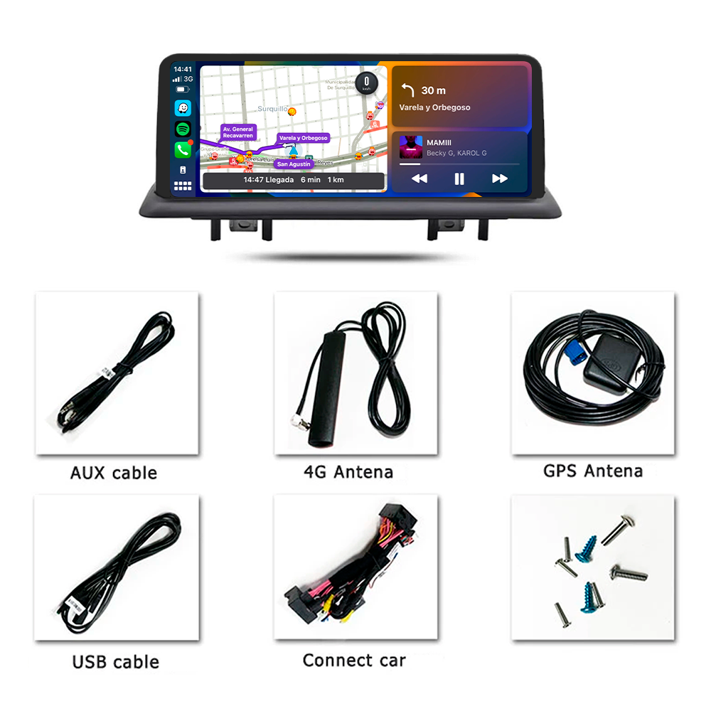 Radio Android OEM BMW Serie 1 E81 (2004|2012) | Apple CarPlay / Android Auto