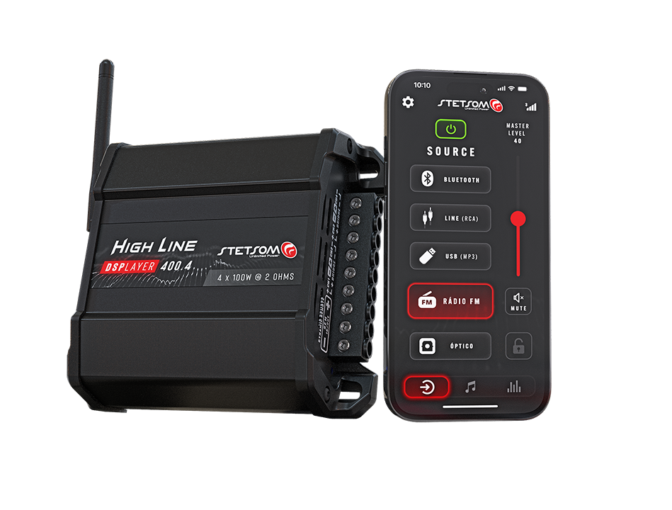 Amplificador Stetsom HL400.4 DSPLAYER – 2 OHMS