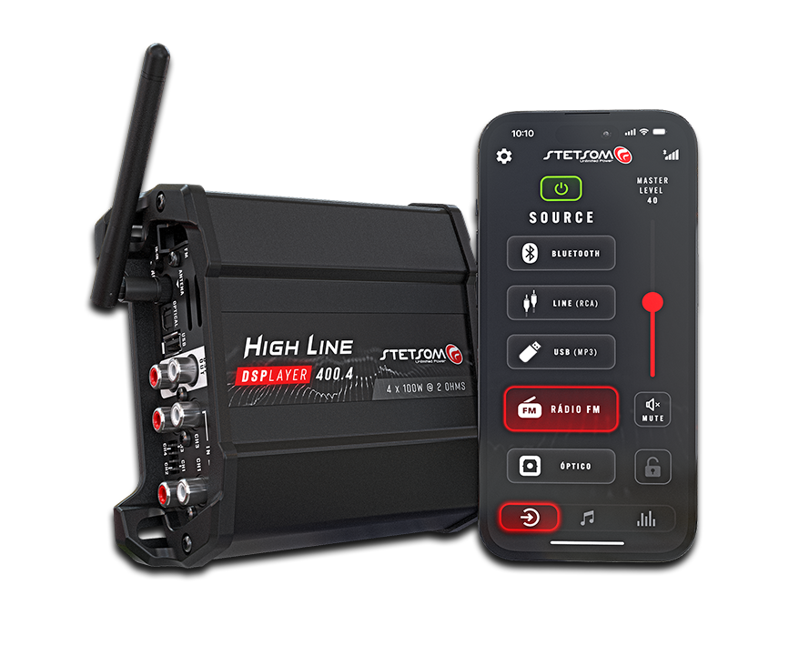 Amplificador Stetsom HL400.4 DSPLAYER – 2 OHMS