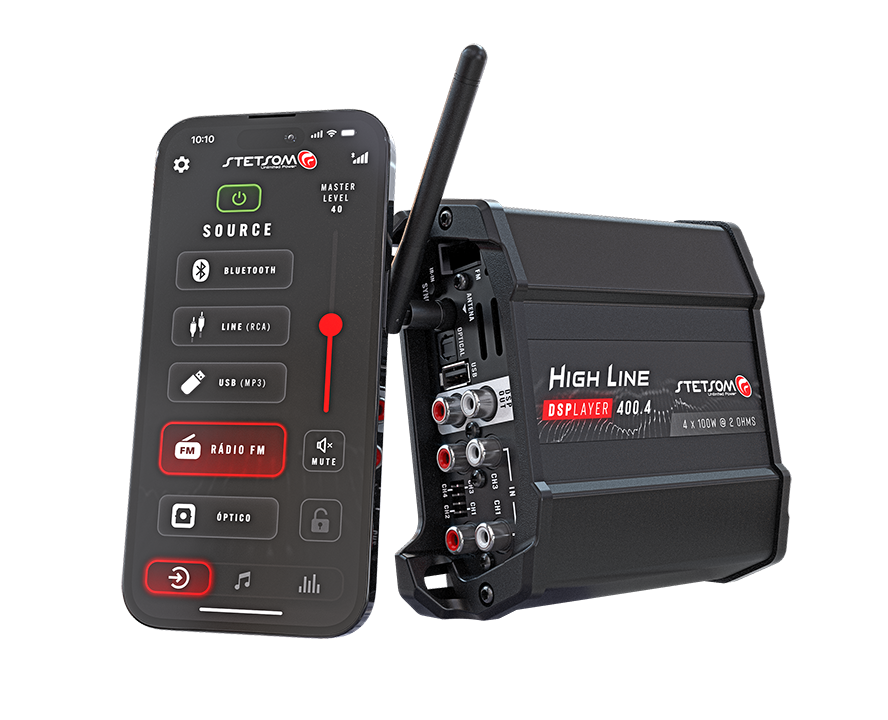 Amplificador Stetsom HL400.4 DSPLAYER – 2 OHMS
