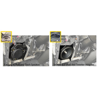 Kit de adaptadores para parlantes Stinger STXJLPOD para JEEP Wrangler & Gladiator