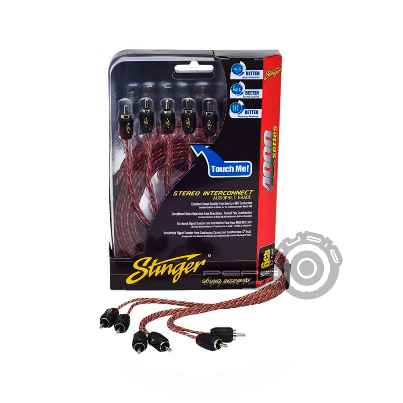 Cable RCA Stinger 6 Canales 5 Mts SI-4617