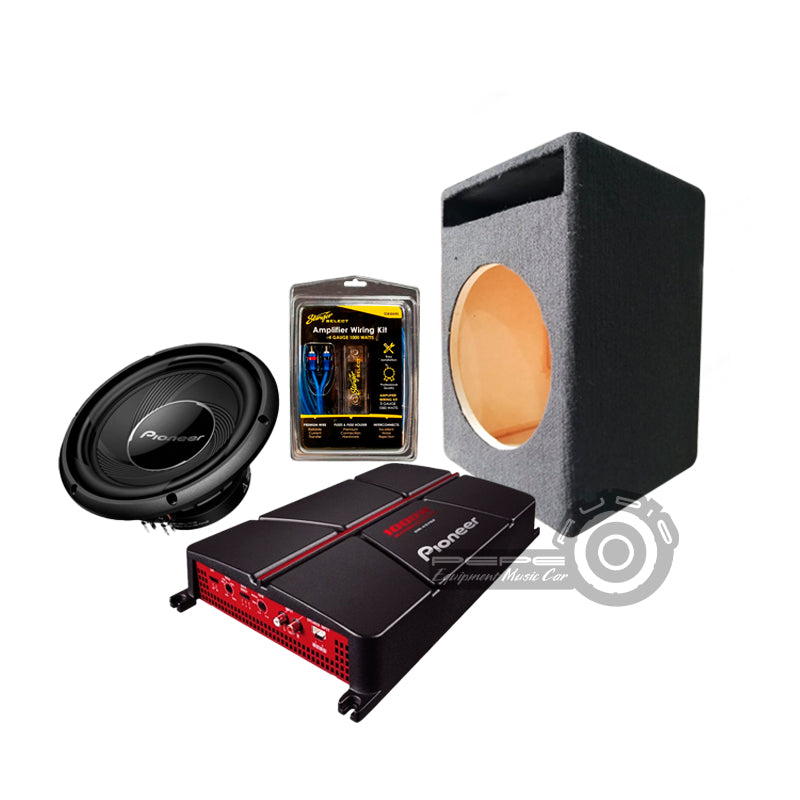 Promo Pioneer Sub Bobina Simple 12"+ Ampli 1000W