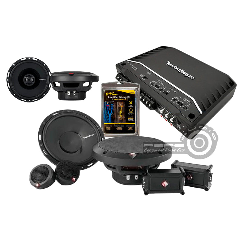 Promo Rockford Fosgate Punch/Prime 6.5"/Amplificada INSTALADA