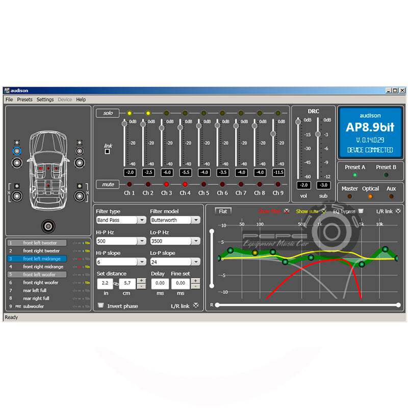 Amplificador con DSP Audison Prima AP8.9 bit