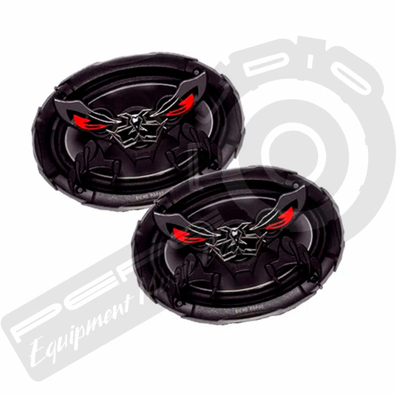 Parlantes Bomber Quadriaxial 6x9" Bicho Papao 125W