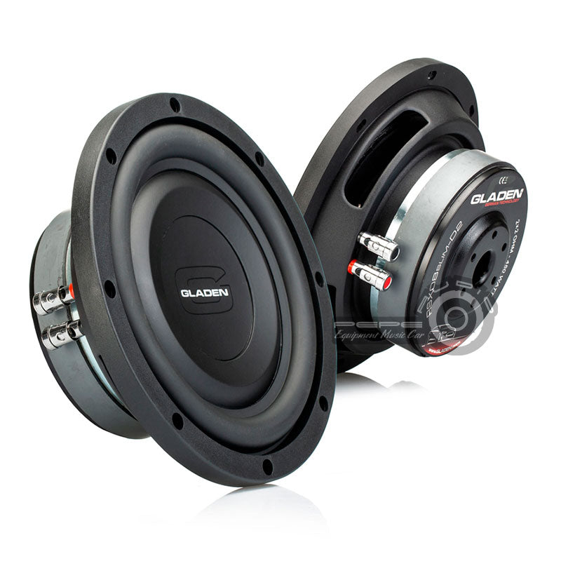 Subwoofer Gladen RS-X 08 Slim D2 Plano