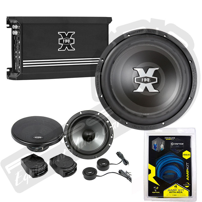 Promo EFX Subwoofer + Ampli + Componentes + Kit de cables + Caja